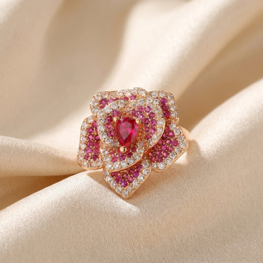Fleur Rouge Ring