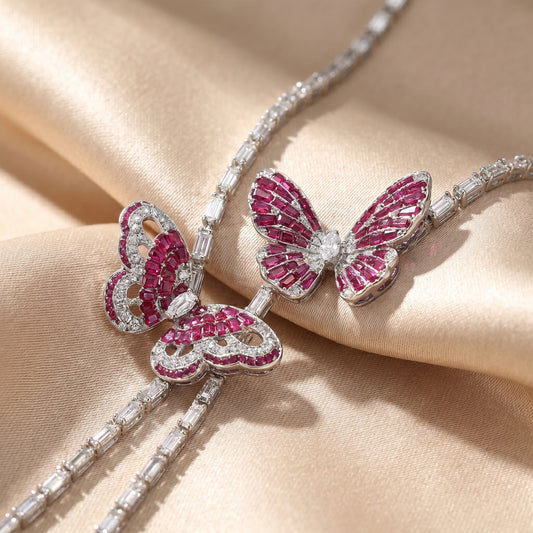 Papillon Drop Necklace