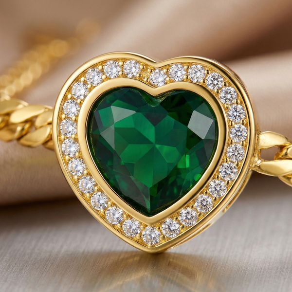 Verde Heart Bracelet