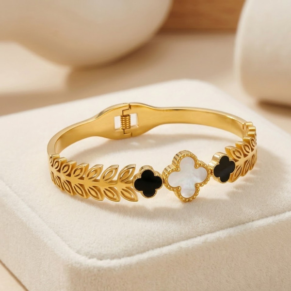 Noir Fleur Cuff