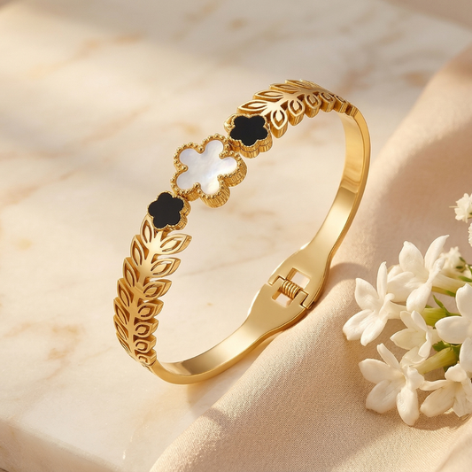 Noir Fleur Cuff