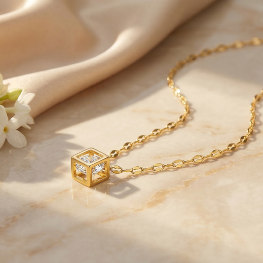 Lumière Cube Necklace